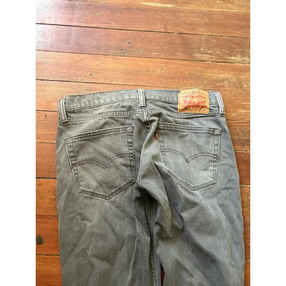 Levi's Men's 511 Slim Fit Commuter Jeans Gray 32x30